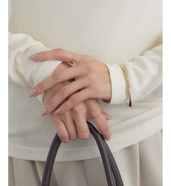 SALON adam et rope'「Hug Silkハイネックプルオーバー」|Tシャツ・カットソー|