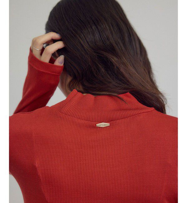 SALON adam et rope'「Hug Silkハイネックプルオーバー」|Tシャツ・カットソー|