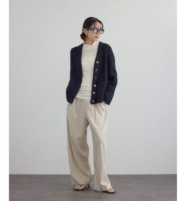 SALON adam et rope'「Hug Silkハイネックプルオーバー」|Tシャツ・カットソー|