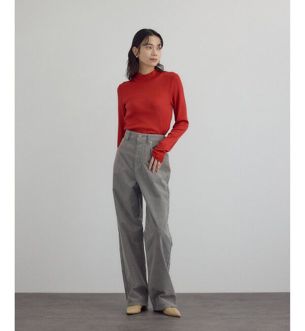 SALON adam et rope'「Hug Silkハイネックプルオーバー」|Tシャツ・カットソー|