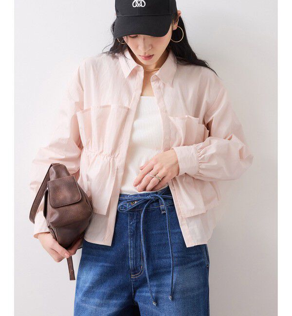 VIS「ビスチェドッキングシャツ/イージーケア」|シャツ・ブラウス|