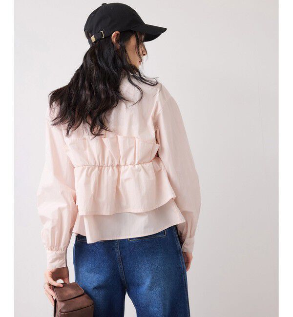 VIS「ビスチェドッキングシャツ/イージーケア」|シャツ・ブラウス|