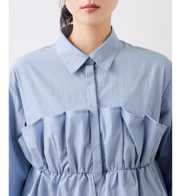 VIS「ビスチェドッキングシャツ/イージーケア」|シャツ・ブラウス|