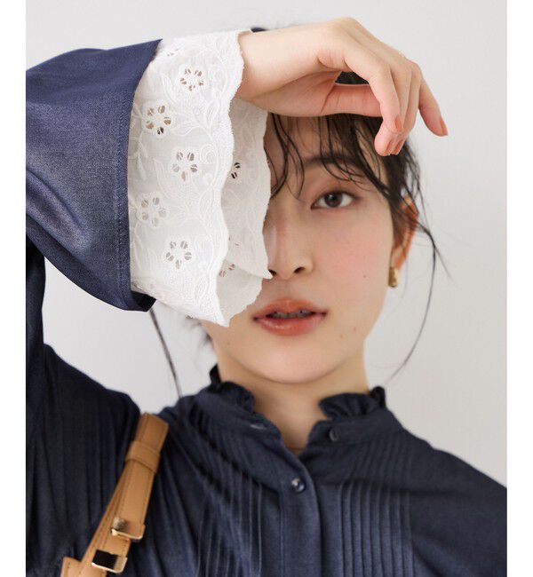VIS「レイヤードレーススリーブブラウス」|シャツ・ブラウス|