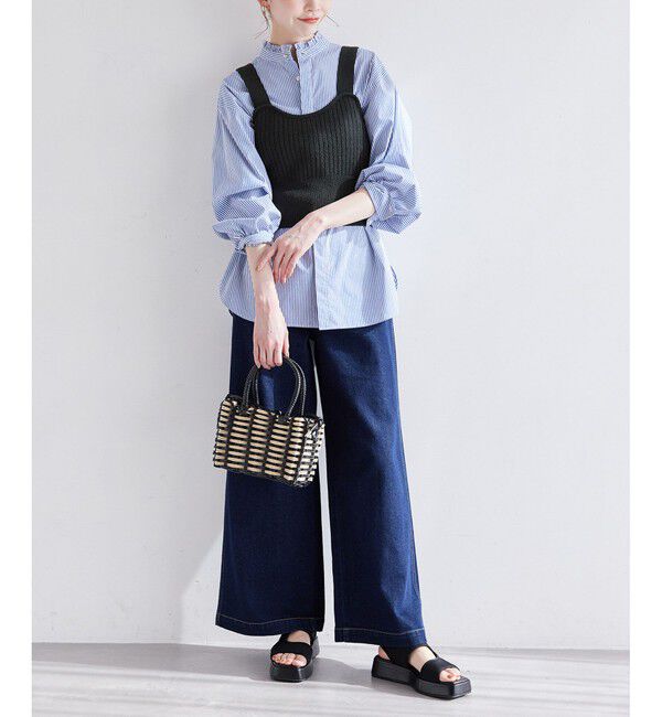Rope&rsquo;Picnic「ワイドリブニットビスチェ」|ベスト・ジレ|