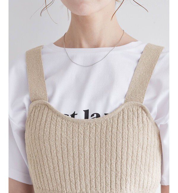 Rope&rsquo;Picnic「ワイドリブニットビスチェ」|ベスト・ジレ|
