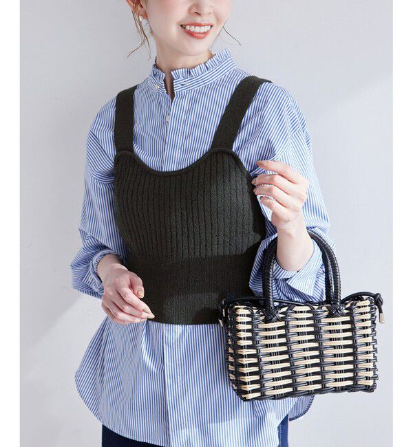 Rope&rsquo;Picnic「ワイドリブニットビスチェ」|ベスト・ジレ|