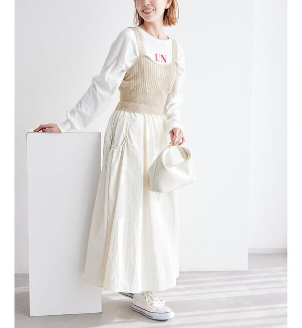 Rope&rsquo;Picnic「ワイドリブニットビスチェ」|ベスト・ジレ|