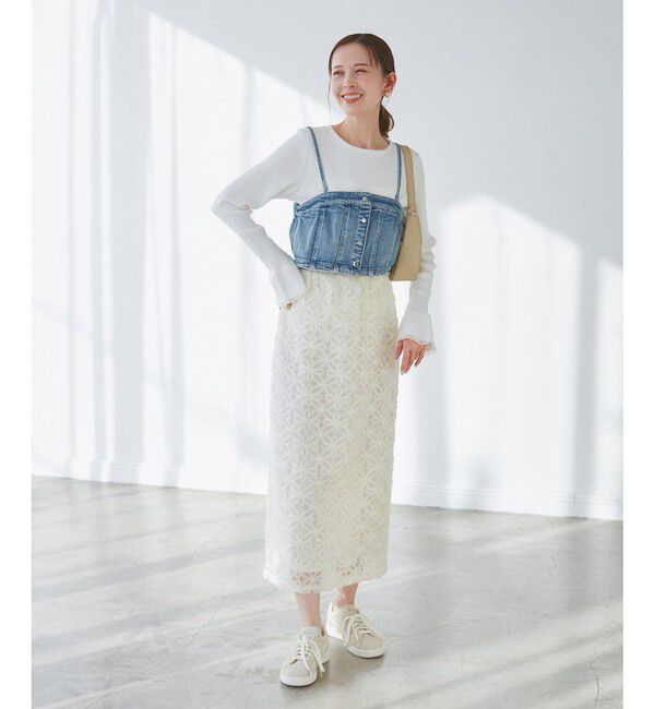 Rope&rsquo;Picnic「デニムビスチェ」|ベスト・ジレ|