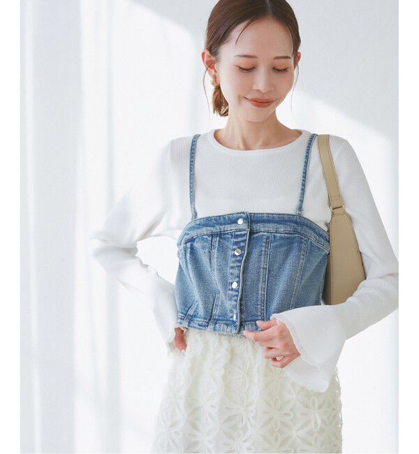 Rope&rsquo;Picnic「デニムビスチェ」|ベスト・ジレ|