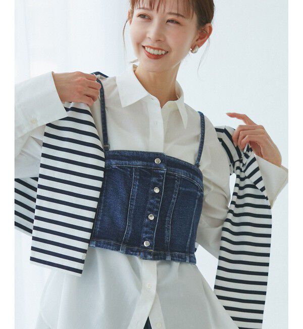 Rope&rsquo;Picnic「デニムビスチェ」|ベスト・ジレ|
