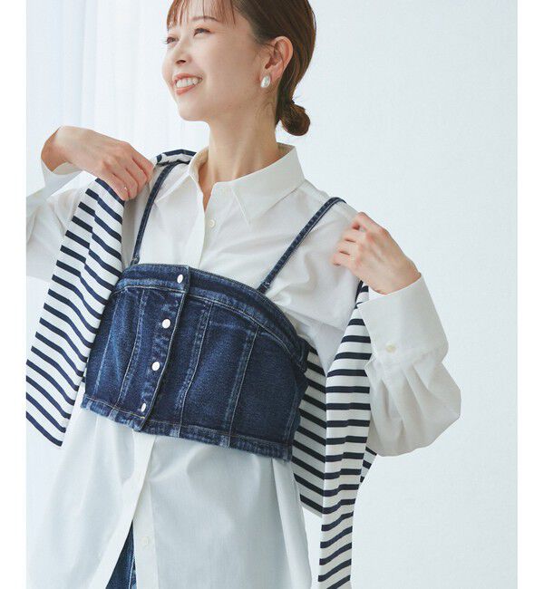 Rope&rsquo;Picnic「デニムビスチェ」|ベスト・ジレ|