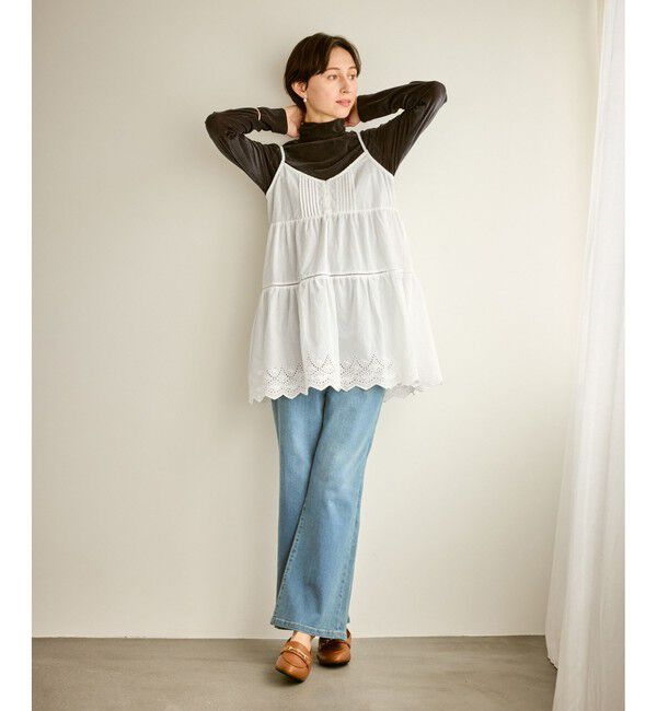 Rope&rsquo;Picnic「Vネックティアードレースビスチェ」|キャミソール|