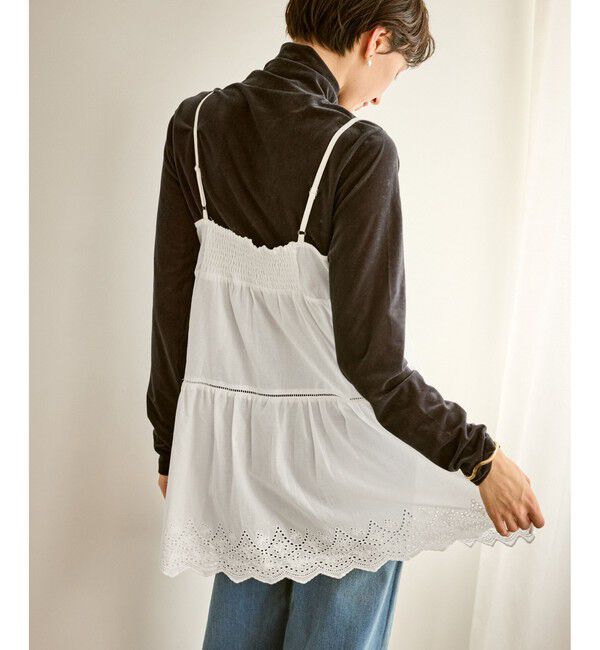 Rope&rsquo;Picnic「Vネックティアードレースビスチェ」|キャミソール|