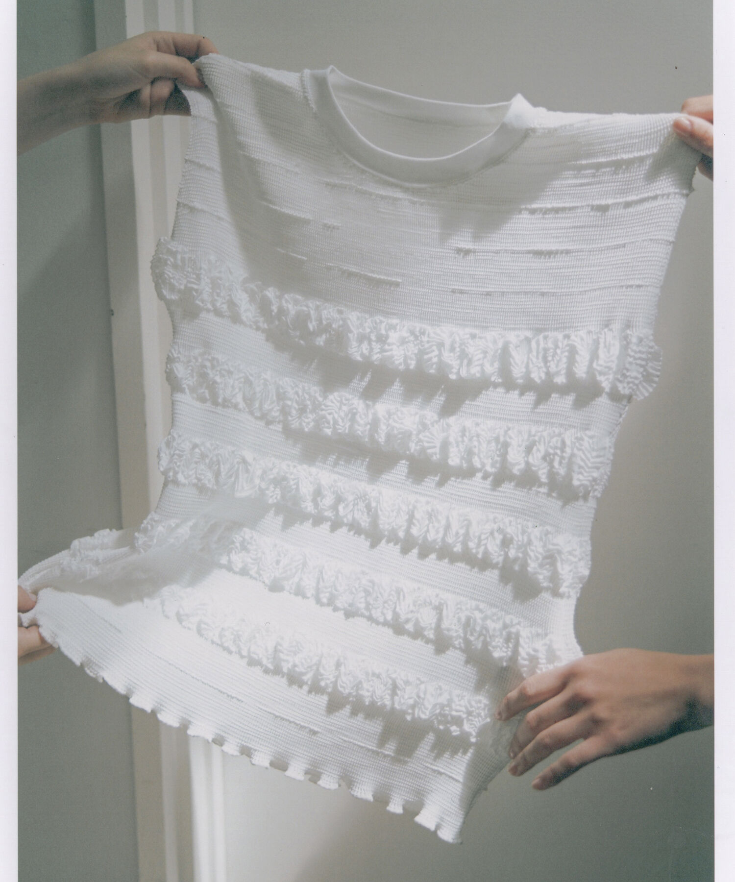 ADAM ET ROPE'「【セットアップ対応】マドレーヌプリーツトップス」|Tシャツ・カットソー|