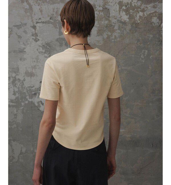 ADAM ET ROPE'「【EMOELLE】UネックTEE」|Tシャツ・カットソー|