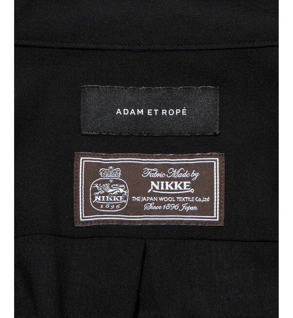 ADAM ET ROPE'「【NIKKE】シフォンボイル レギュラーカラーシャツ」|シャツ・ブラウス|