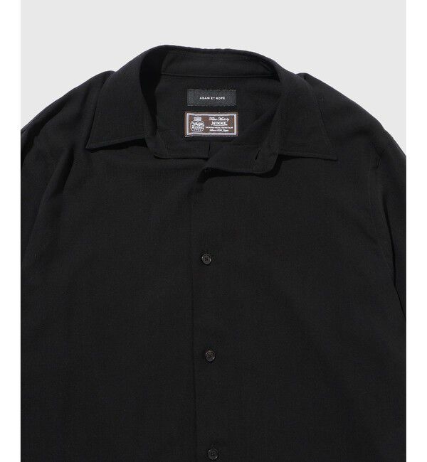 ADAM ET ROPE'「【NIKKE】シフォンボイル レギュラーカラーシャツ」|シャツ・ブラウス|