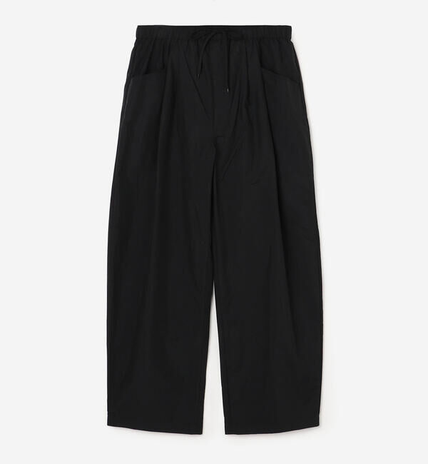 DANTON「DANTON | スタナーナイロン 2タックイージーパンツ MEN」|チノ|BLACK