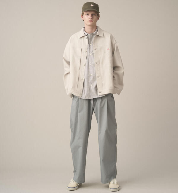 DANTON「DANTON | スタナーナイロン 2タックイージーパンツ MEN」|チノ|