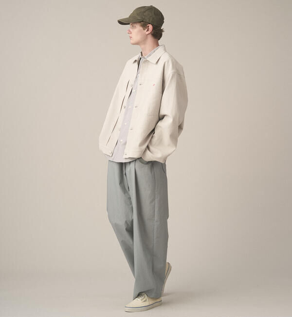 DANTON「DANTON | スタナーナイロン 2タックイージーパンツ MEN」|チノ|