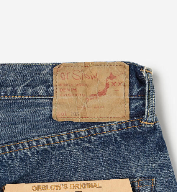  「orSlow | 105 STANDARD SELVEDGE DENIM 2YEAR WASH MEN」|デニム|