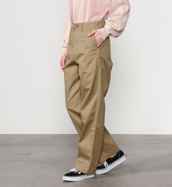  「BUZZ RICKSON'S | 〈別注〉コットン ミリタリーチノ 1942 MODEL WOMEN」|チノ|