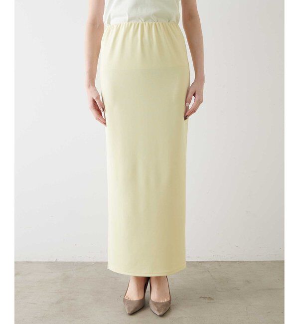  「カットジョーゼットスリットスカート」|スカート|