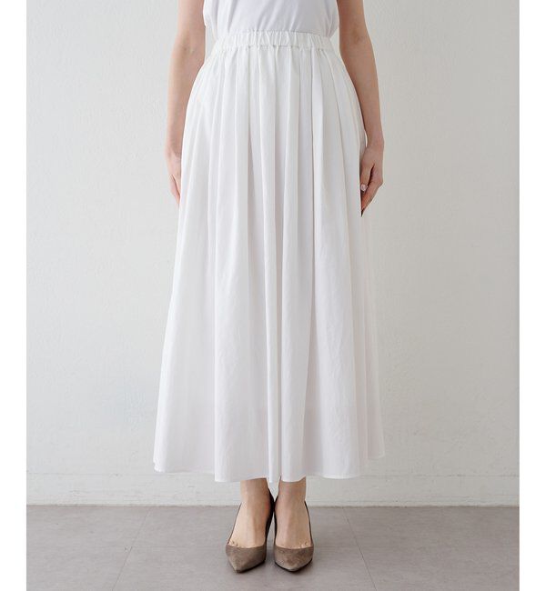 Drawing Numbers「【Drawing Numbers】テンセルコットンクロスギャザースカート」|スカート|