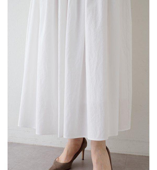 Drawing Numbers「【Drawing Numbers】テンセルコットンクロスギャザースカート」|スカート|