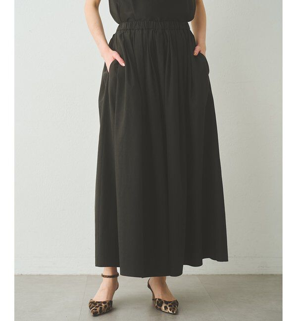 Drawing Numbers「【Drawing Numbers】テンセルコットンクロスギャザースカート」|スカート|