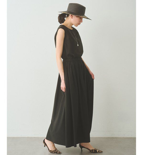 Drawing Numbers「【Drawing Numbers】テンセルコットンクロスギャザースカート」|スカート|