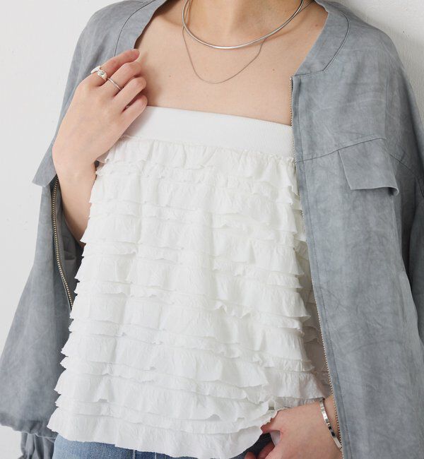  「【PROVOKE別注アイテム】 フリルレイヤードスカート」|スカート|