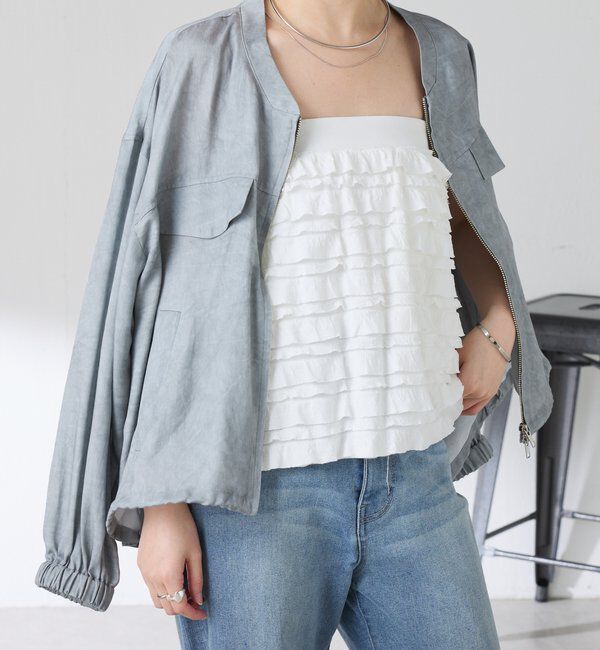  「【PROVOKE別注アイテム】 フリルレイヤードスカート」|スカート|