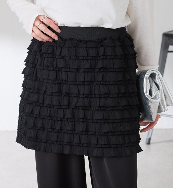  「【PROVOKE別注アイテム】 フリルレイヤードスカート」|スカート|