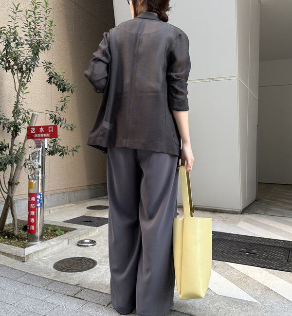  「【累計販売数3万枚突破/21色4サイズ展開！】タックワイドパンツ」|チノ|