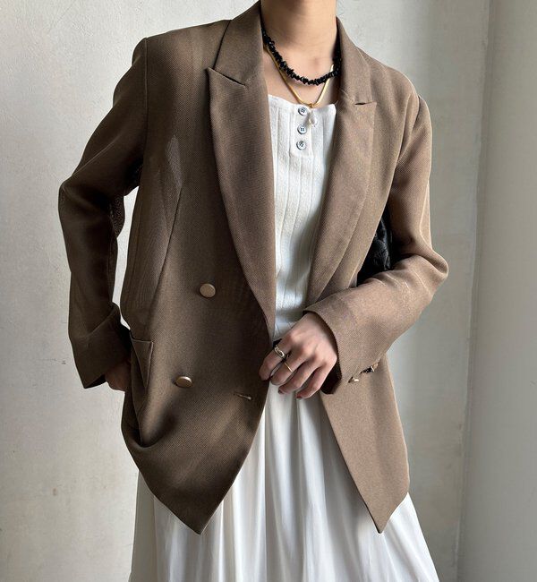  「メッシュダブルジャケット」|テーラードジャケット|