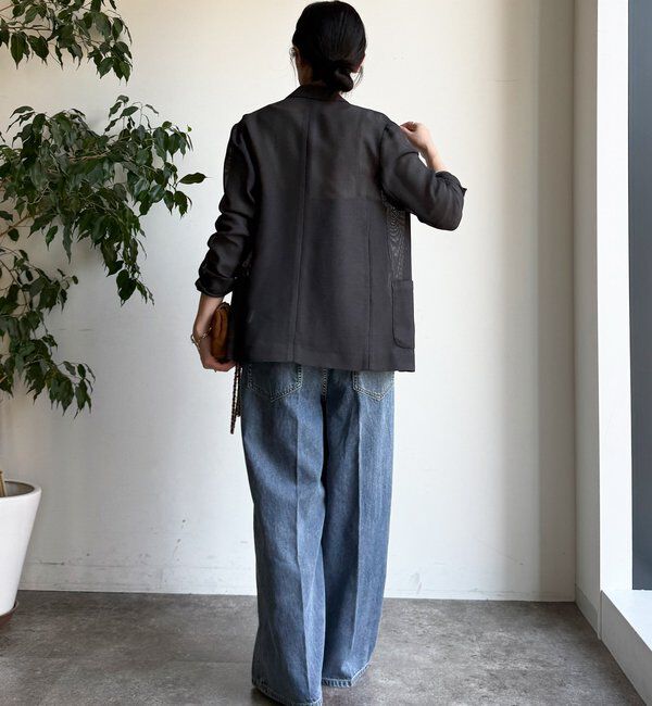  「メッシュダブルジャケット」|テーラードジャケット|