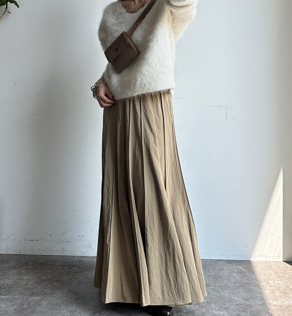  「パネルプリーツスカート」|スカート|