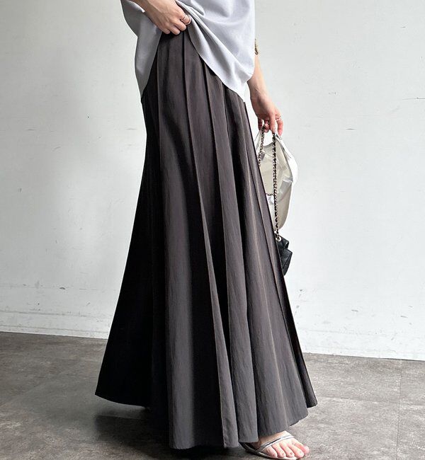  「パネルプリーツスカート」|スカート|