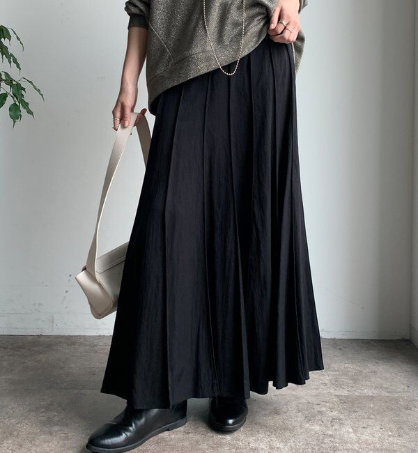  「パネルプリーツスカート」|スカート|