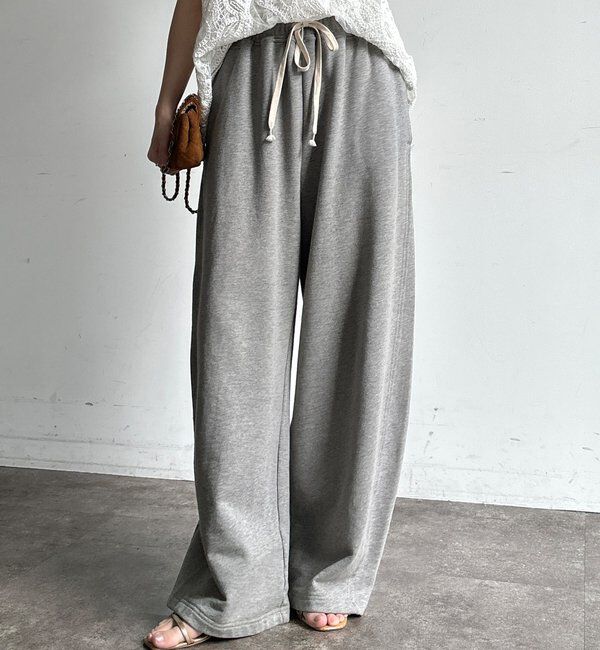  「ドロストスウェットパンツ」|チノ|