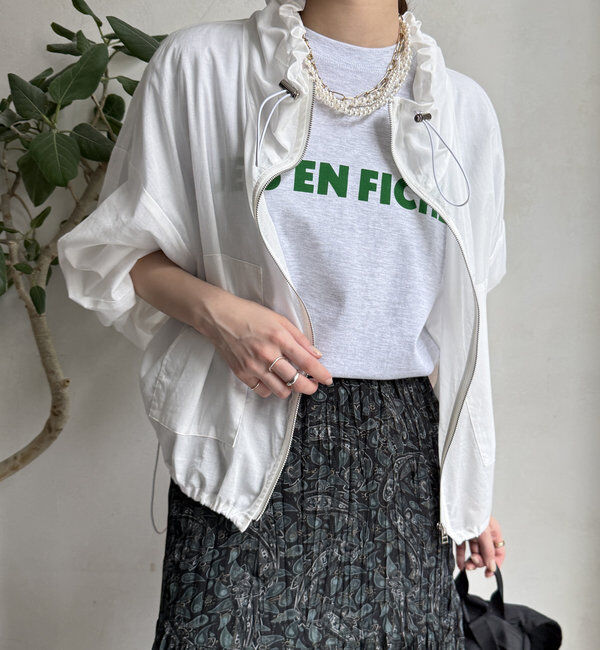  「【新色追加】綿ローンドロストブルゾン」|ブルゾン・スタジャン|