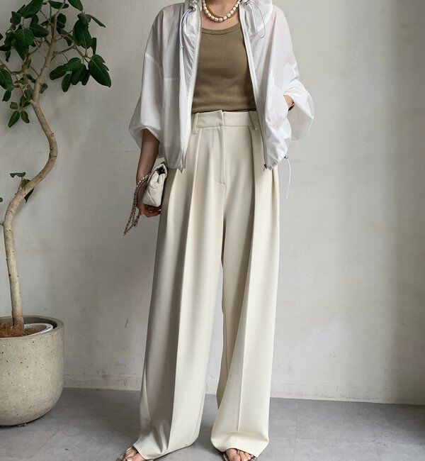  「【新色追加】綿ローンドロストブルゾン」|ブルゾン・スタジャン|