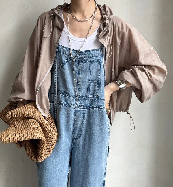  「【新色追加】綿ローンドロストブルゾン」|ブルゾン・スタジャン|