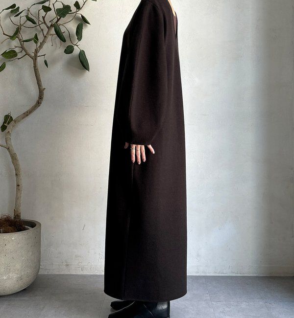  「【前後2WAY】裏起毛袖ボリュームワンピース」|ワンピース|