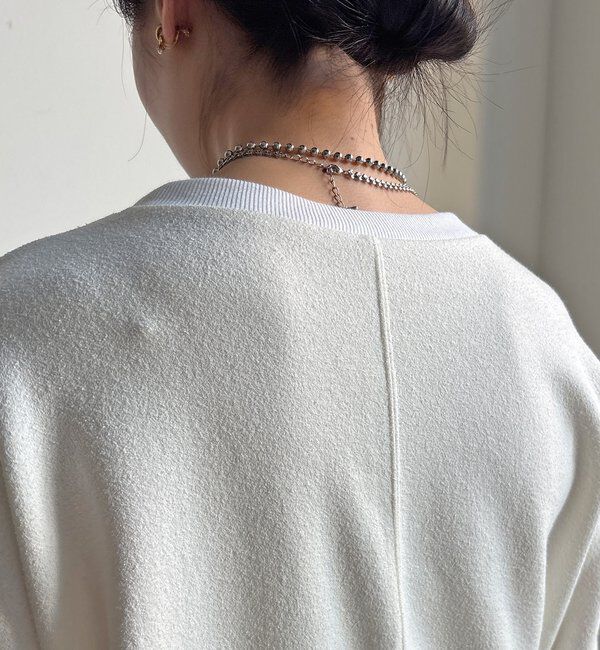  「【WEB限定】異素材切替プルオーバー」|Tシャツ・カットソー|