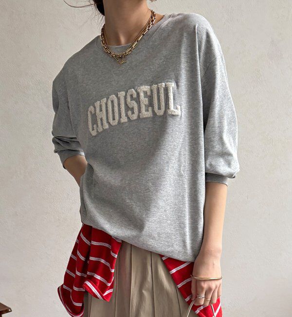  「【WEB限定】サガラ刺繍ロゴプリントロンTEE」|Tシャツ・カットソー|