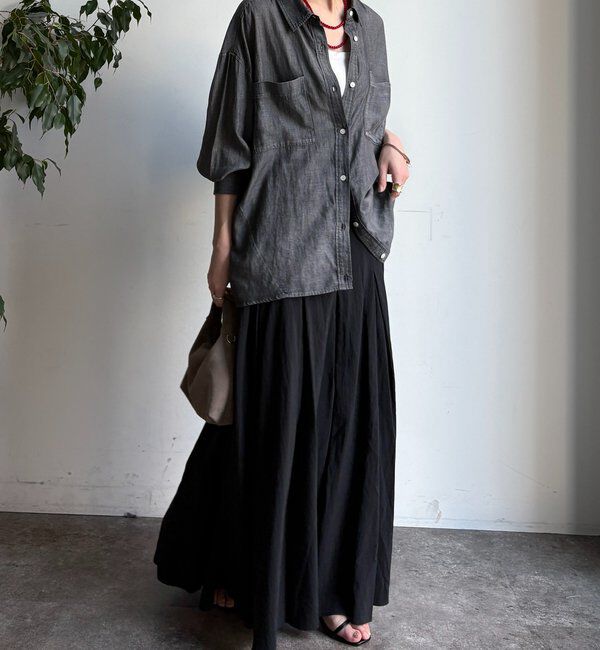  「タックフレアスカート」|スカート|