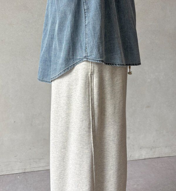  「ライトデニムフリルブラウス」|シャツ・ブラウス|